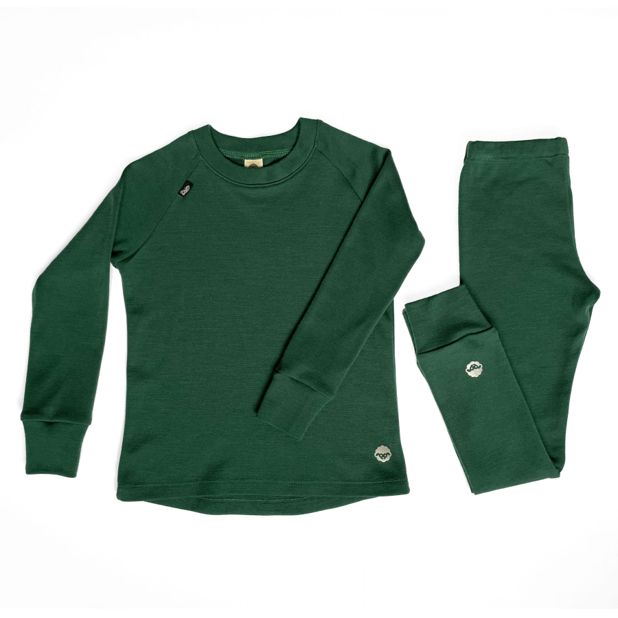 Rostoucí MERINO komplet Bottle green