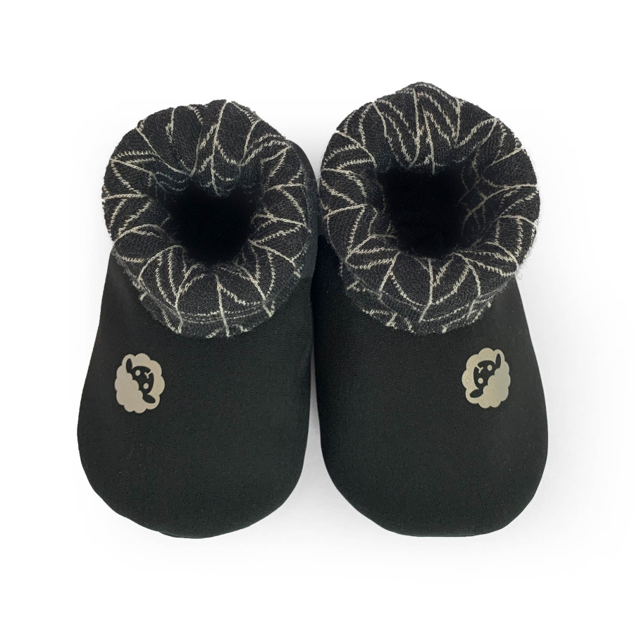 Softshelláčky MERINO soxie black/grafit line knit