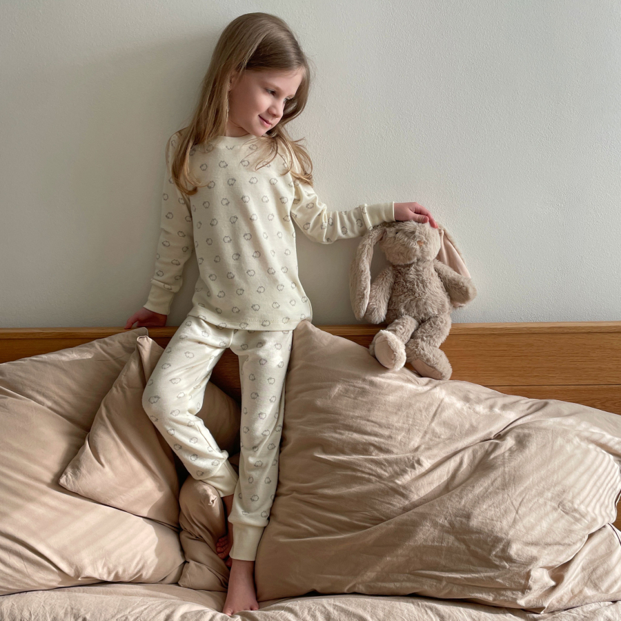 MERINO pyžamo Happy sheep